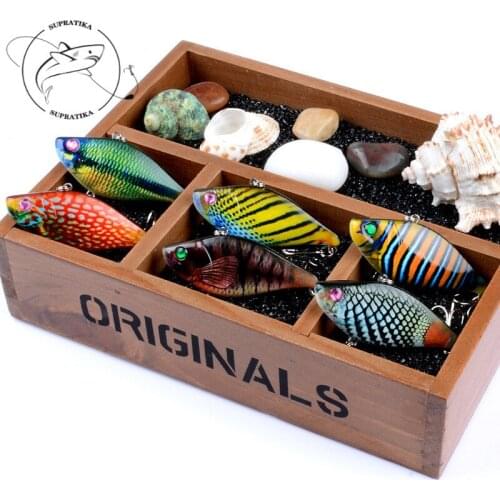 1Pcs Hard VIB Vibrate Lures Sea Fishing Bait 7cm/12.5g Crankbait Artificiais Iscas with Hooks Tackle Wobblers for Fishing