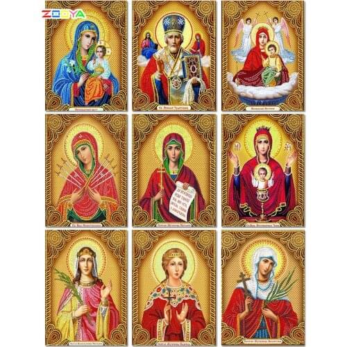 5D Diamond Painting Madonna Full Square Religion Rhinestones Diamond Mosaic Embroidery Sale Cross Stitch Home Decor Gift 3Zj08