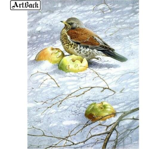 Diamond painting full drill bird diy 5d square sparrow diamond mosaic crafts home decor animal