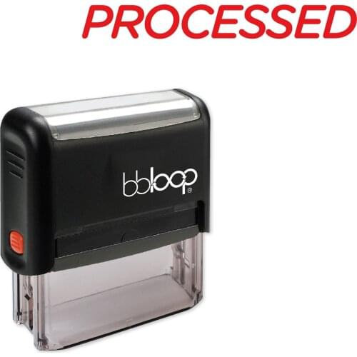 Bbloop Processed w/Italic Round Style Font and Design Self-Ink