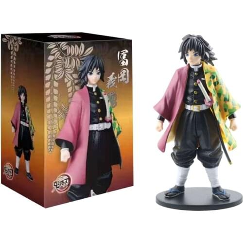 Anime Demon Slayer Kimetsu No Yaiba Kanroji Mitsuri Figure Uzui Tengen Tanjirou Nezuko Figurine Demon Blade Action Figures Toys