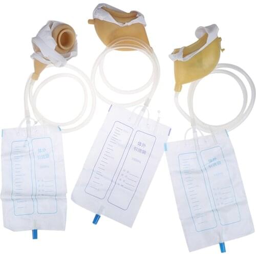Reusable Male Female Elder Urine Bag Urinary Incontinence Bedridden Patients Urination Catheter Bag Urinal Pee Holder Collector