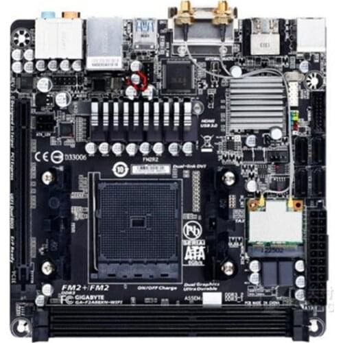 MINI-ITX ITX 17*17 HPTC FM2+ A88X For Gigabyte GA-F2A88XN-WIFI Original Used Desktop Motherboard F2A88XN-WIFI DDR3