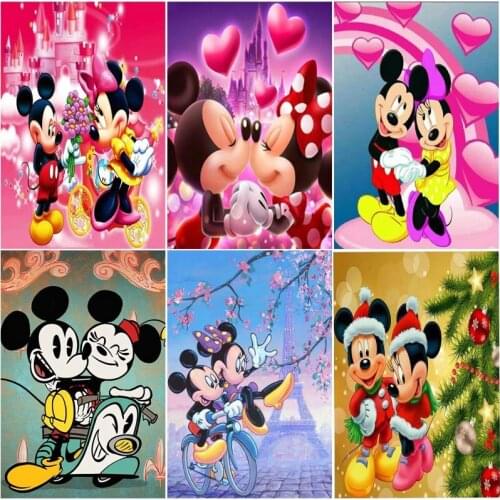 Disney Minnie Series Diamond Painting Diamond Mosaic Diamond Painting Diamond Inlaid Full Diamond Embroidery Home Decor