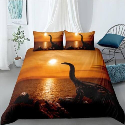 Duvet Cover Sets 3D Animal Design Bedding Sets Quilt Covers Pillow Cases 173*230 230*230 265*230 180*210 Dinosaur Home Texitle