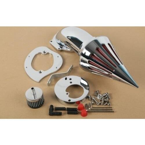 Chrome Spike Air Cleaner Kits Intake Filter For Honda VTX 1300 VTX1300