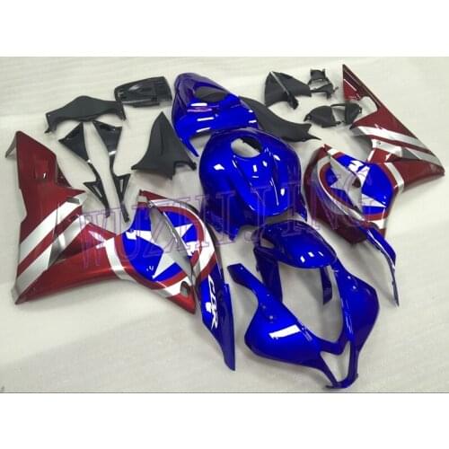 Fairing Kits CBR600 RR 08 Fairing for Honda CBR600RR 2007 Blue Red Star Fairings CBR 600RR 2007 - 2008