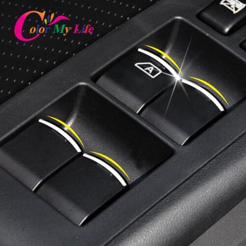 Color My Life ABS Chrome Windows Lift Button Trim for Infiniti QX50 2015-2017 G35 G25 G37 EX25 EX35 FX35 FX50 FX37 2014 - 2019