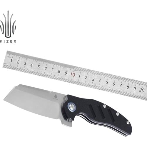 Kizer survival knife C01C XL sheepdog V5488C1 folding blade knife used for outdoor camping kitchen knife