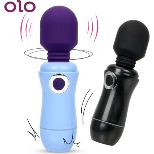 OLO G spot Vibrator 7 Mode AV Massage Stick Vibrating Rod Silicone Sex Toys for Women Masturbation Clitoris Stimulation Erotic