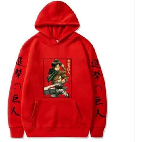 Hot Anime Attacking Giant Cosplay High Quality Fashion Printing Hoodies Harajuku Hiphop Style Sport Sweatshirt Unisex Costume