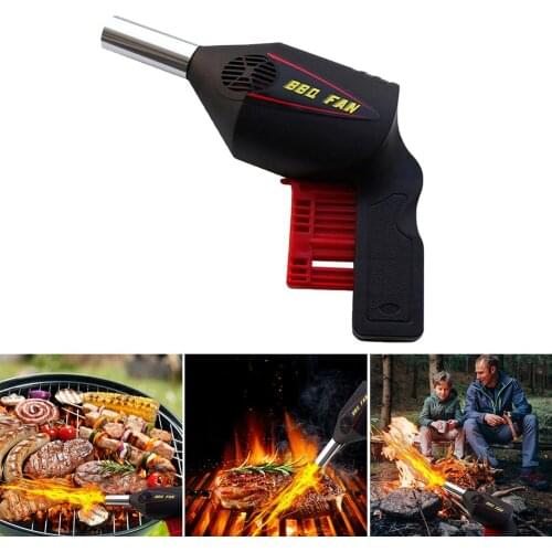 Portable Handheld Air Blower Cooking Tool BBQ Fan for Picnic Camping BBQ Hiking Stove Accessory BBQ Tools