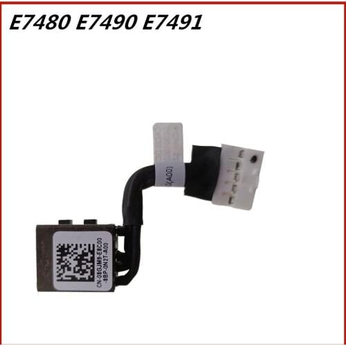 Laptop DC Power Jack Cable DC Charging Connector Port Wire Cord For Dell Latitude E7480 E7490 E7491