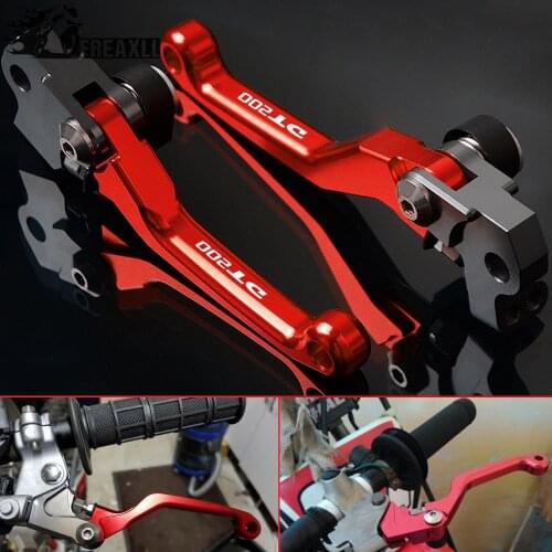 For YAMAHA DT200 1988 1989 1990 1991 1992 1993 1994 DT 200 Pivot Pit dirt bike Brake Clutch Lever Aluminum Motocross Accessories
