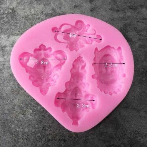 Diy Liquid Silicone Mold Head Portrait Silicone Fondant Cake Mold L158