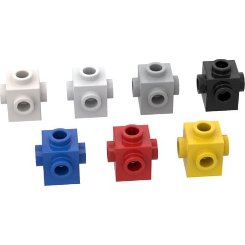 10PCS High-Tech Assembles Particles 4733 1x1 Four-Sided Brick With Bumps Bricks Building Blocks Assembly Toy For Children Gift