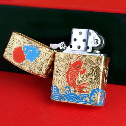Zorro New Enamel Color is Magnificent Kerosene Lighter is Carved Personalized And Fashionable Lighter Gives her Boyfriend