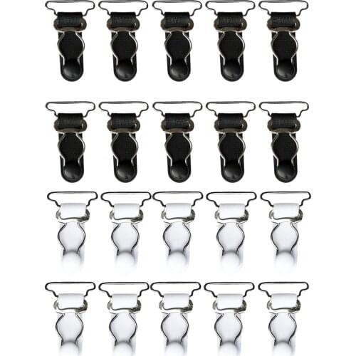 10Pcs Womens Sock Suspenders Garter Hold Up Braces Clip Grip Adjustable