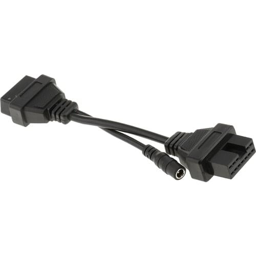 12Pin ALDL OBD1 to 16 Pin OBD2 OBDII Connector Adapter Converter Cable for GM Automobile Vehicle