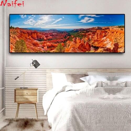 5D Diamond Painting Scenery Parks Full Drill Square Round Diamond Art Embroidery Bryce Canyon National Park Home Decoration