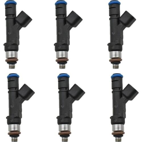 6PCS 04861667AA 0280158119 Fuel Injector for Chrysler Town & Country Dodge Grand Caravan Jeep Wrangler 2007 2008 2009 2010 2011