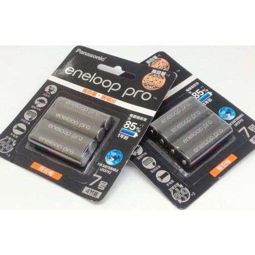 Panasonic Pro AAA 950mAh 1.2V NI-MH Pre-charged Rechargeable Battery Camera Flashlight Toys Batteries Made in Japn,4pcs/pack