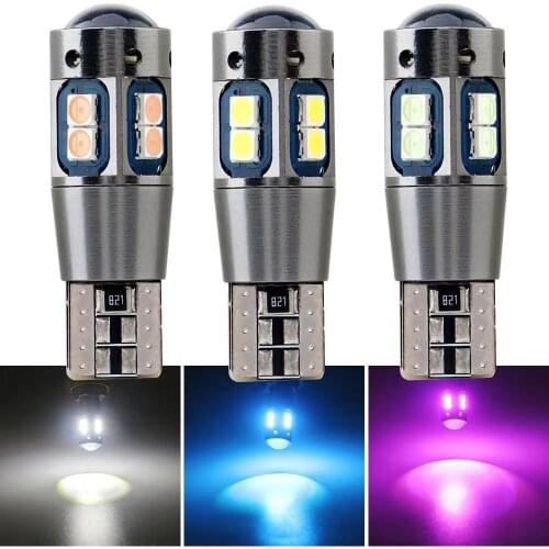2 Pcs 24v Canbus LED 3030 10SMD T10 W5W 194 LED Car Bulb No Error High Bright Vehicle Tail Light Side Marker Lamp For Auto 12V