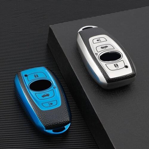 TPU Car Key Case For Subaru BRZ Forester Legacy Outback WRX WRX STI Impreza XV Crosstrek Smart Keyless Remote Cover