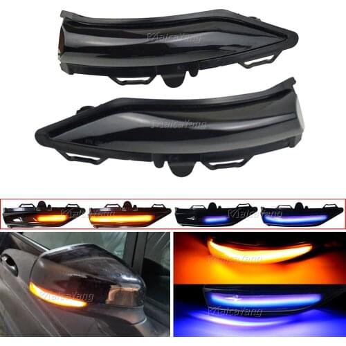 Dynamic LED Turn Signal Light Rearview Mirror Indicator Blinker Sequential Lamp For Ford Fiesta ST Line MK8 2019 for PUMA 2020