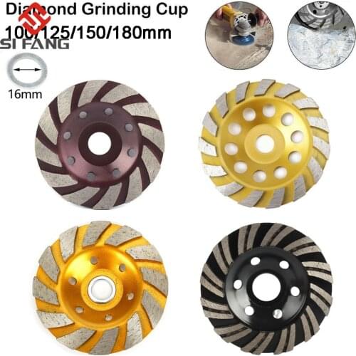 100/125/150/180mm Diamond Segment Bowl Grinding Wheel Cup Cutting Disc For Concrete Marble Granite Ginding Wheel Power Tools