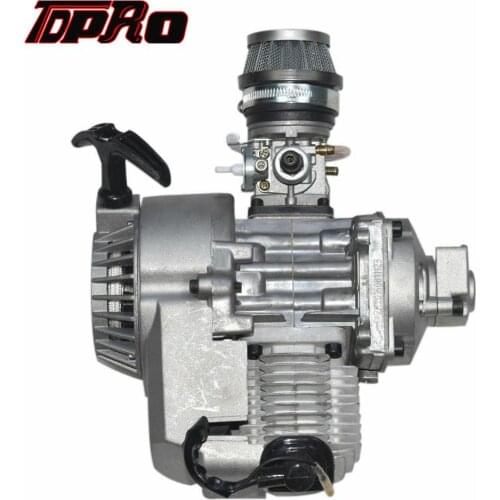 TDPRO Racing 47cc 49CC 50cc 2 Strokes Engine Motor Air Filter Pull Start Engines For Mini Kid ATV Dirt Pocket Bike Scooter Buggy