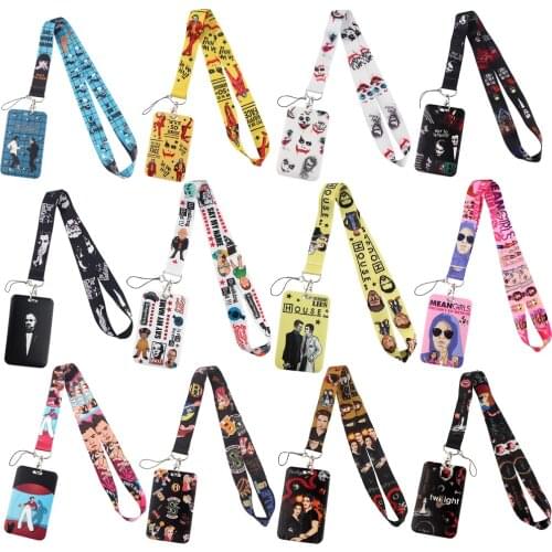 ER715 TV Figure Twilight House M.D. Clown Lanyard Credit Card ID Holder Badge Student Travel Bank Bus Business Card Cover Badge