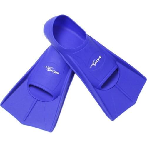 Beginner Silica Gel Short Swimming Fins For Adults Men Women Freediving Flippers Zwemmen Snorkeling Fins Aletas Snorkel