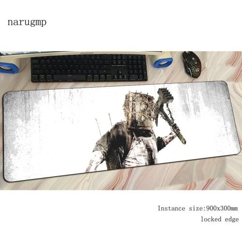 The evil within pad mouse 900x300mm computer gamer mouse pad Gorgeous padmouse big Cartoon mousepad ergonomic gadget desk mats