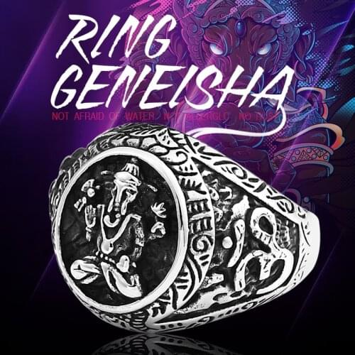 Beier 316L Stainless Steel Elephant trunk ring high quality for Mens Personality Vintage wholesale Lucky jewelry Gift BR8-672