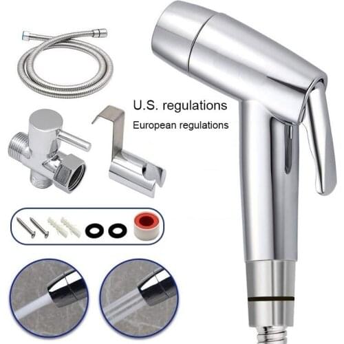 Bidet Set Handheld Toilet Bidet Sprayer Stainless Steel Hand Bidet Faucet For Bathroom Hand Sprayer Shower Head Self Cleaning