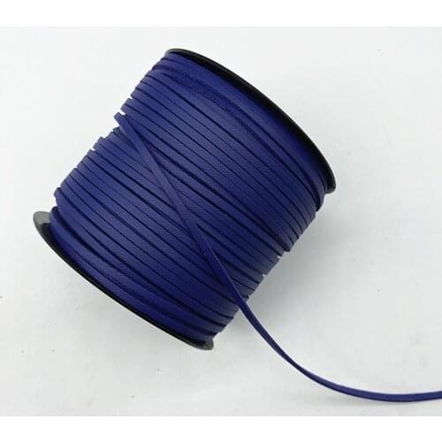New 5yards 3mm Flat Faux Suede Braided Leather Lace Cord Korean Velvet Leather Handmade Thread String Rope for Jewelry Making#14