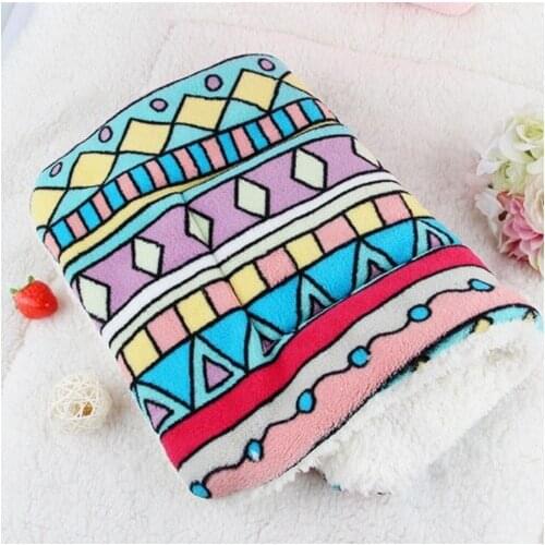 Dog Blanket Fleece Pet Blanket For Dogs And Cats Bed For Big Dogs Leopard Print Cat Mat Soft Cushion Warm Quilt Cotton Terry