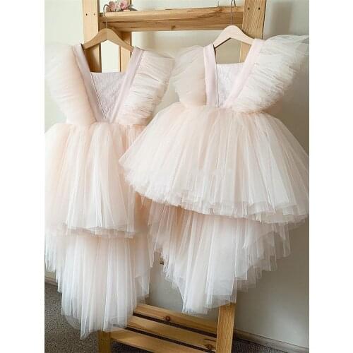 High-Low Girls Clothes Kids Princess Dress Ball Gown Kids Clothes Toddler Girl Childrens Brithday Dress