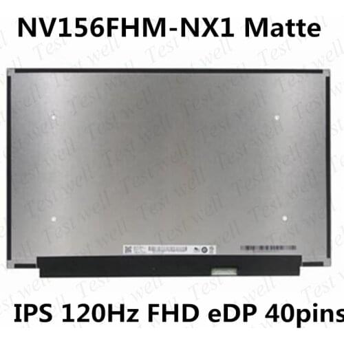 Original 15.6'' IPS NV156FHM-NX1 LCD Display Matrix replacement 40Pins 120Hz FHD For Lenovo ideapad Gaming 3-15IMH05 3-15ARH05
