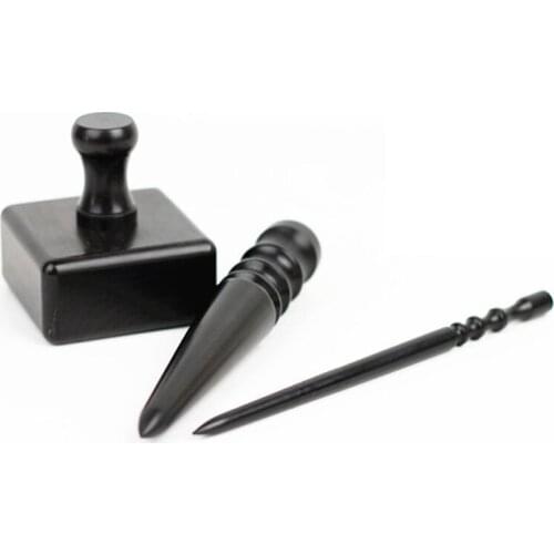 Black Sanders Leather Burnisher Polished Slicker For Dremel Diy Tools