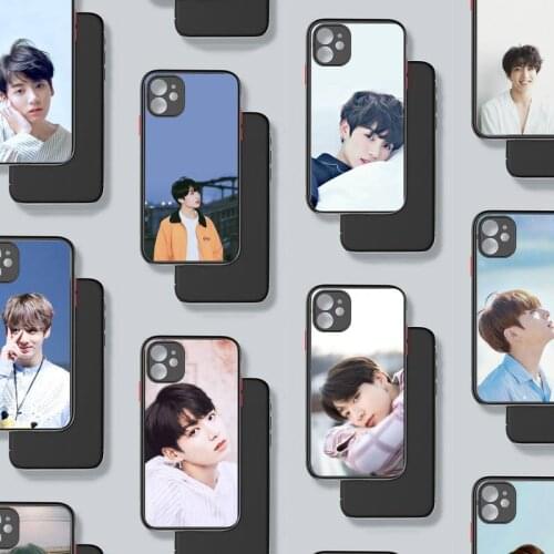 Euphoria Jungkook Phone Case For iphone 12 11 8 7 plus mini x xs xr pro max matte transparent cover
