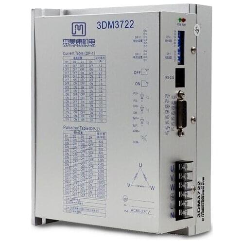 110 130 three-phase stepper motor driver 3DM3722 motor controller 220VAC current 7A