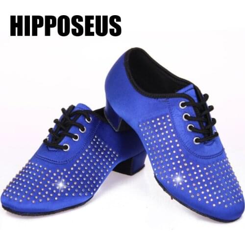 Hipposeus Modern Dance Shoes For Women Children Girls Ballroom Latin Tango Jazz Dancing Shoes Salsa Practice shoes Soft Soles