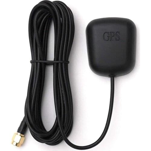 Waterproof GPS Active Antenna 28dB Gain, 3-5VDC, SMA