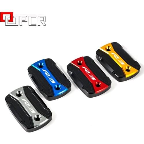 For YAMAHA YZF-R25 YZF-R3 YZF R3 R25 2015-2021 Motorcycle CNC High quality Front Brake Oil Fluid Reservoir Cap Billet