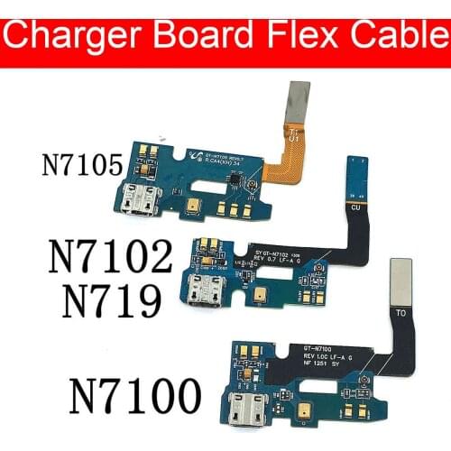 Power Charger USB Jack Board For Samsung Galaxy Note 2 Note2 N7100 N7102 N719 N7105 I317 N7108 Charging Board Usb Port Connector