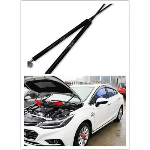 2 PCS BONNET HOOD STRUT GAS SPRING SHOCK LIFT SUPPORT FIT FOR CHEVROLET Cruze 2017 to 2018 ACCESSORIES CAR