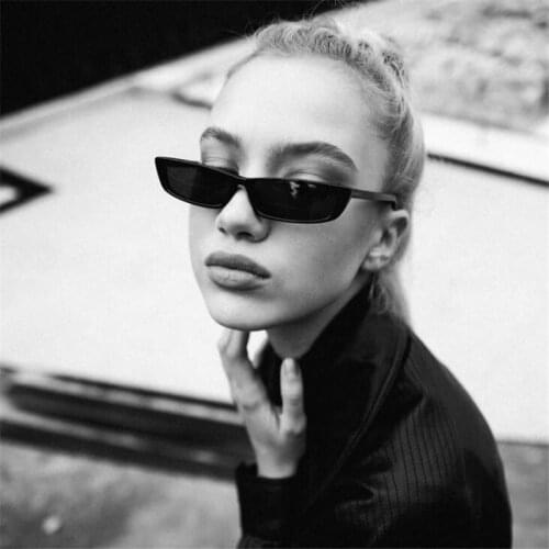2021 Vintage Cat Eye Sunglasses Women Fashion Small Frame Sun Glasses Ladies Retro Personality Cat Eyeglasses UV400