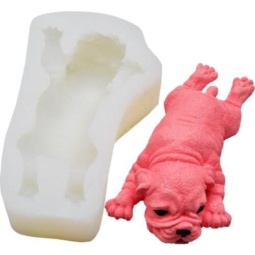 3D dog cake modeling mousse liquid silicone mold decorating DIY Chocolate Ice Cream baking tool WMJ-921